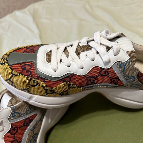 GUCCI Multi-Color Rython Sneakers - Picture 4 of 5
